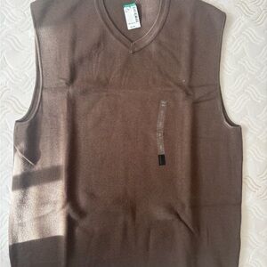 Le 31 Brown V-Neck Sweater Vest